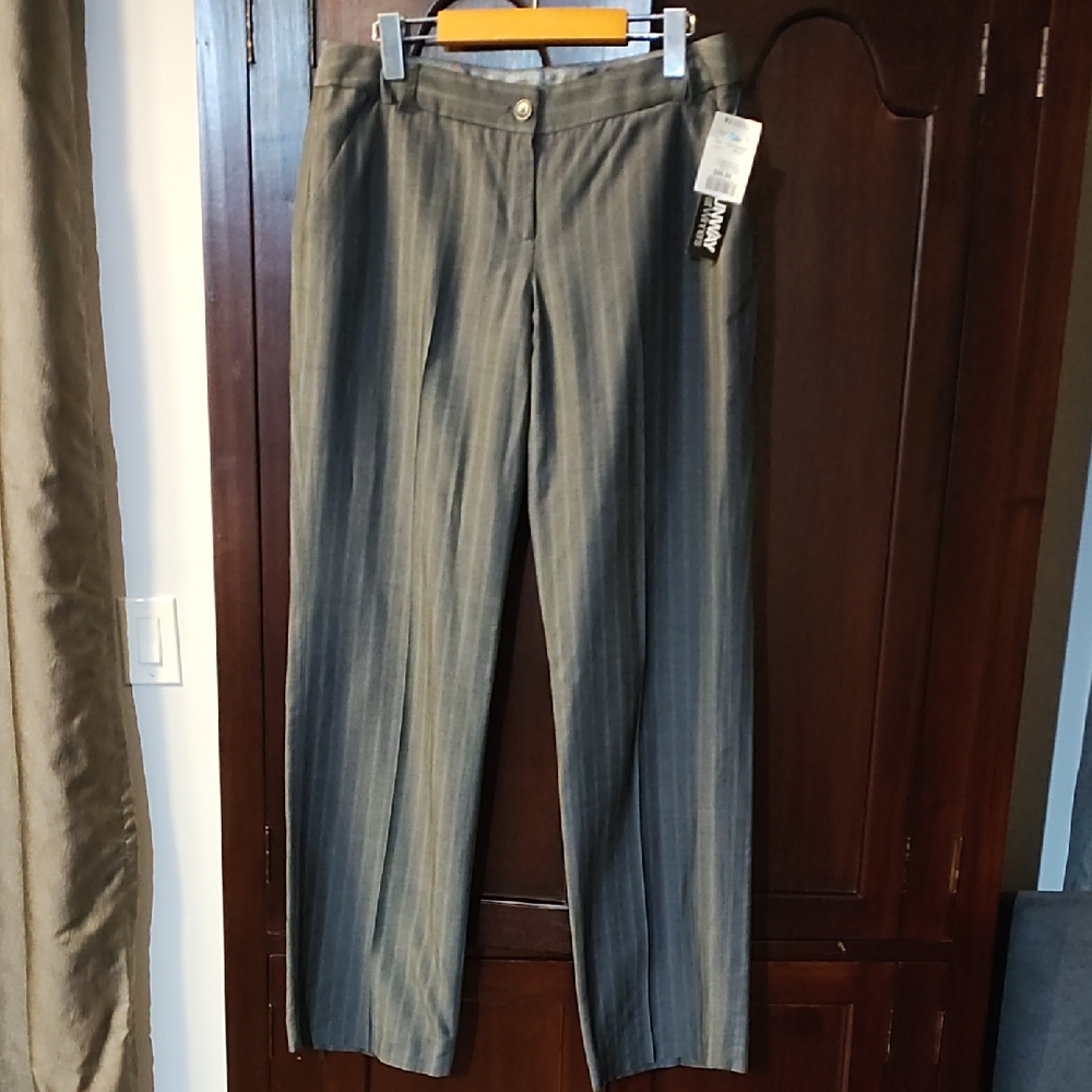 Ted Baker Gray Pinstripe Trousers